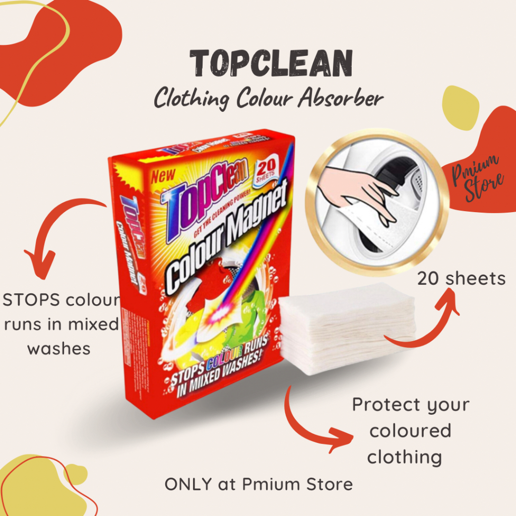 Top Anti Fading Colour Catcher Traping Sheet การดูดซึมสี Anti Dyed Cloth กระดาษซักผ้า 防色布