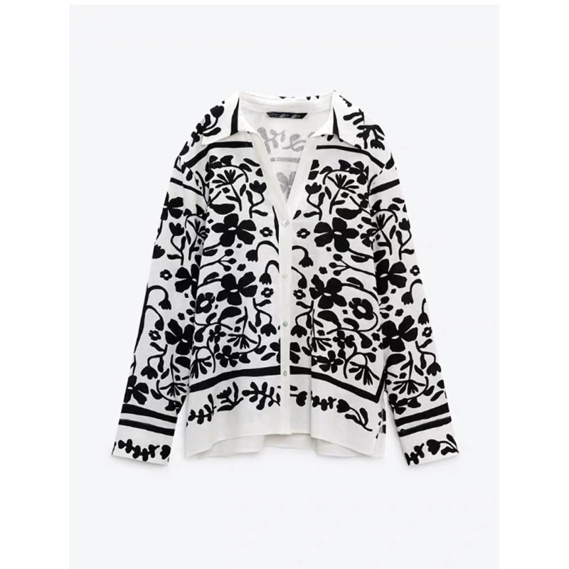 REARY Zara Inspired Vintage Printing Shirts ( TAG & LABEL ZARA )