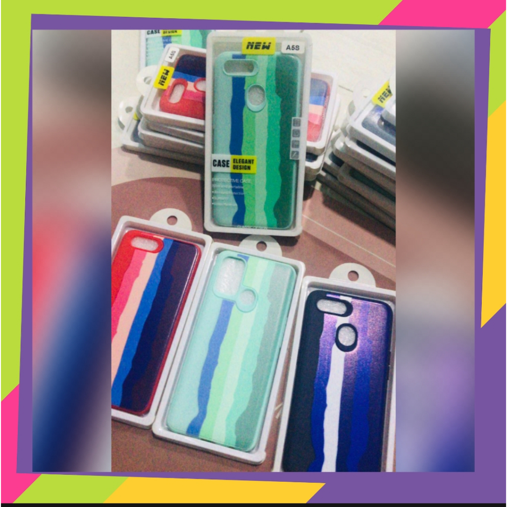 เคส Samsung A02 A12 A42 Rainbow Back