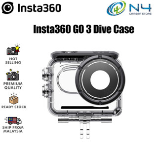 Insta360 GO 3 เคสดําน้ํา 60 ม. 197 ฟุต กันน้ํา อุปกรณ์เสริม GO3