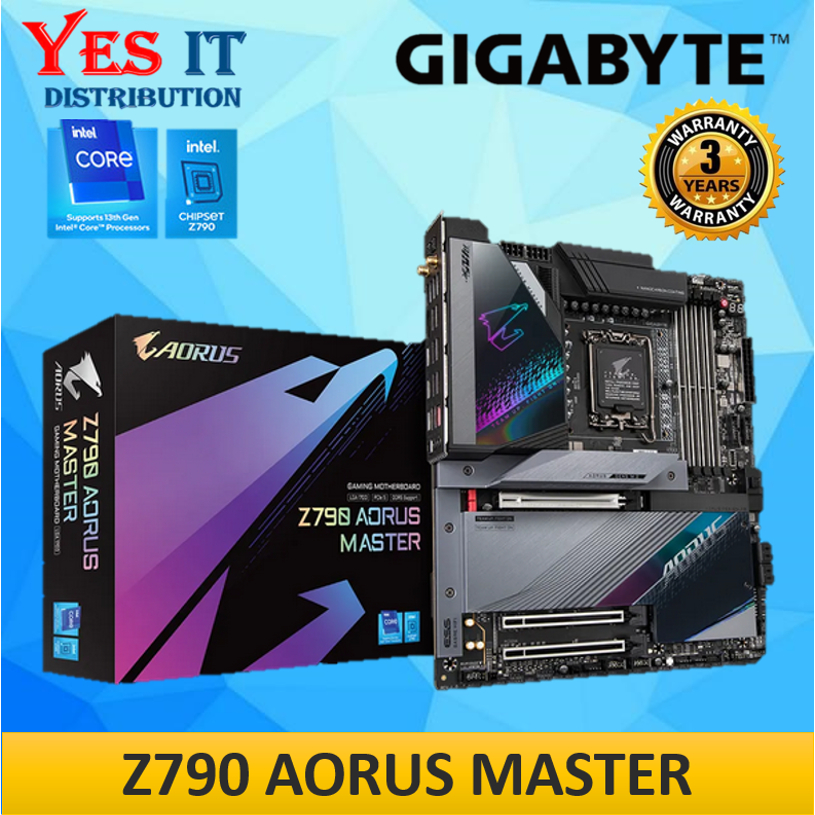 GIGABYTE Z790 AORUS MASTER DDR5 ATX INTEL LGA1700 Wi-Fi 6E GAMING MOTHERBOARD