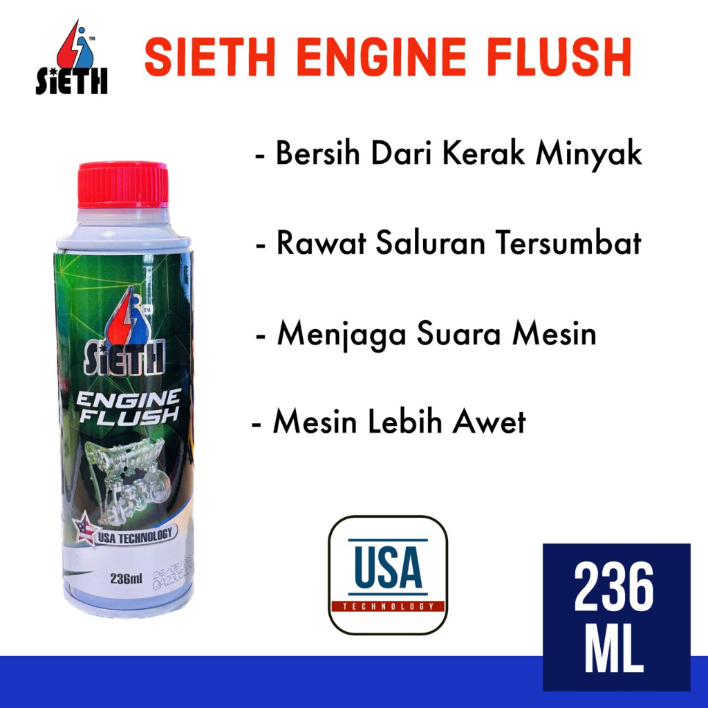 SIETH ENGINE FLUSH (236ML) CECAIR PEMBERSIH ENJIN/BAHAN TAMBAHAN FLUSH ENJIN/ น้ํายาทําความสะอาดเครื
