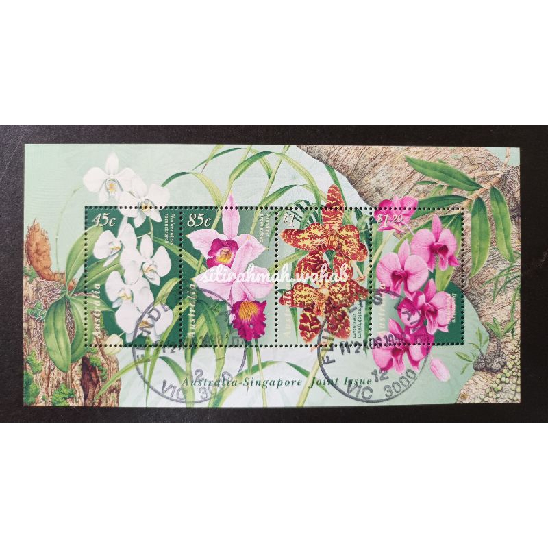 แสตมป์แผ่นจิ๋วมือสอง MS - Joint Issue