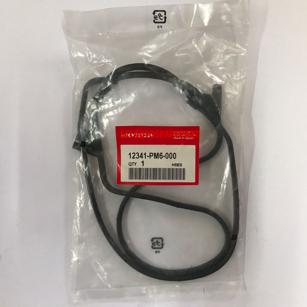 12341-PM6-000 ปะเก็นฝาครอบวาล์ว Honda Civic SH4 & SR4 เครื่องยนต์ D15B / D16A Single Cam SOHC (ไม่มี
