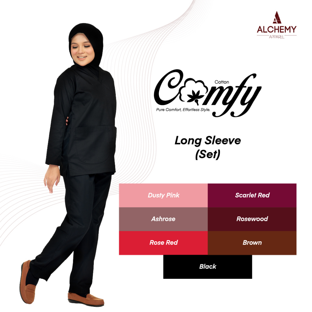 ผู้หญิง SCRUB SUIT LONG SLEEVE - ชุด