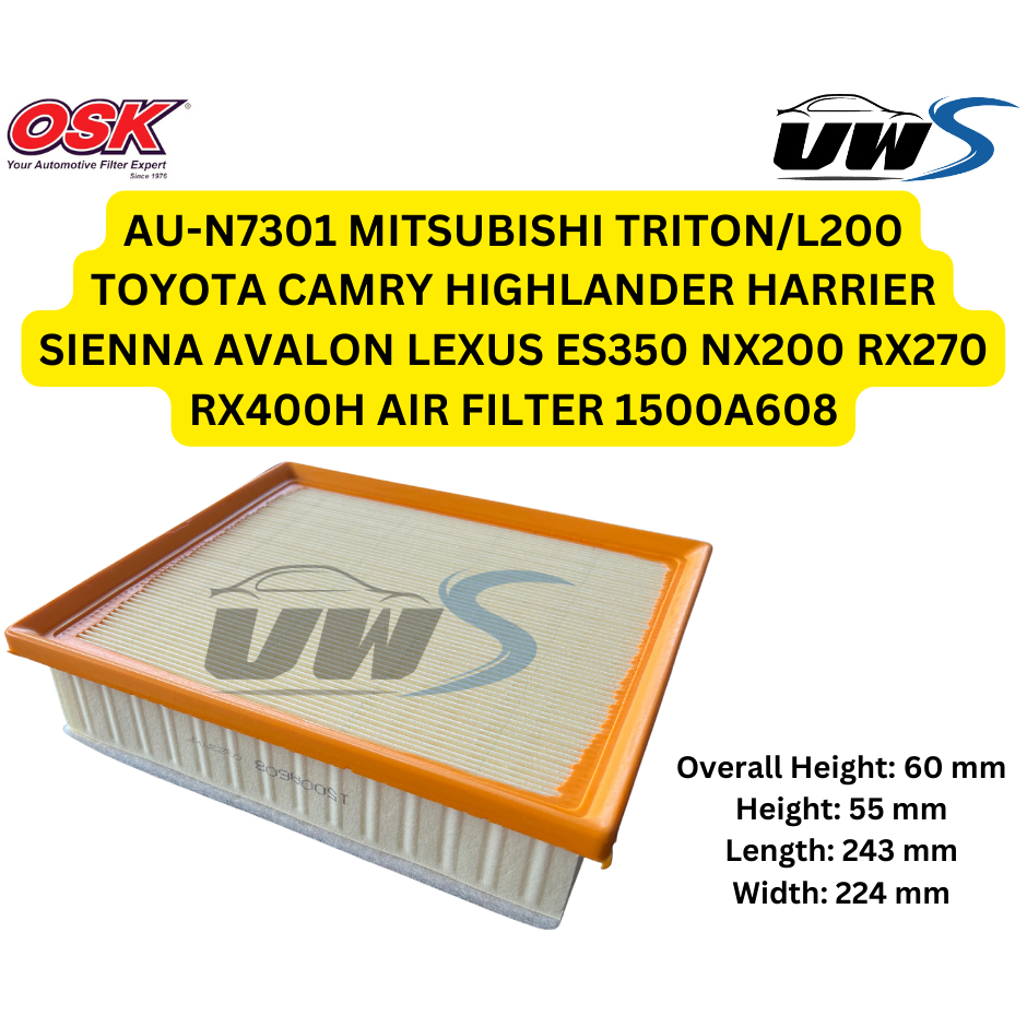 AU-N7301 MITSUBISHI TRITON/L200 TOYOTA CAMRY HARRIER SIENNA AVALON LEXUS ES350 NX200 RX270 RX400H กร