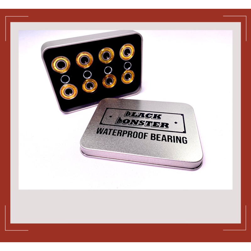 Black Monster Waterproof Gold (Abec9 )Bearing