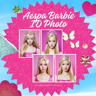 Aespa BARBIE ID ชุดหนังสือเดินทาง รูปภาพ 4 สมาชิก Baby Pic SMCU