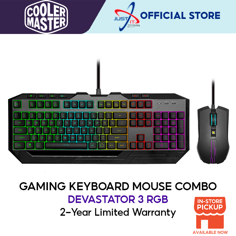 Cooler Master DEVASTATOR 3 RGB (CM-SGB-3000-KKMF4-US) / DEVASTATOR 3 PLUS (SGB-30001-KKMF1-US) คีย์บ