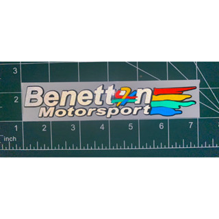 สติกเกอร์ ลาย Benetton motorsport pantul cahaya สําหรับตกแต่ง