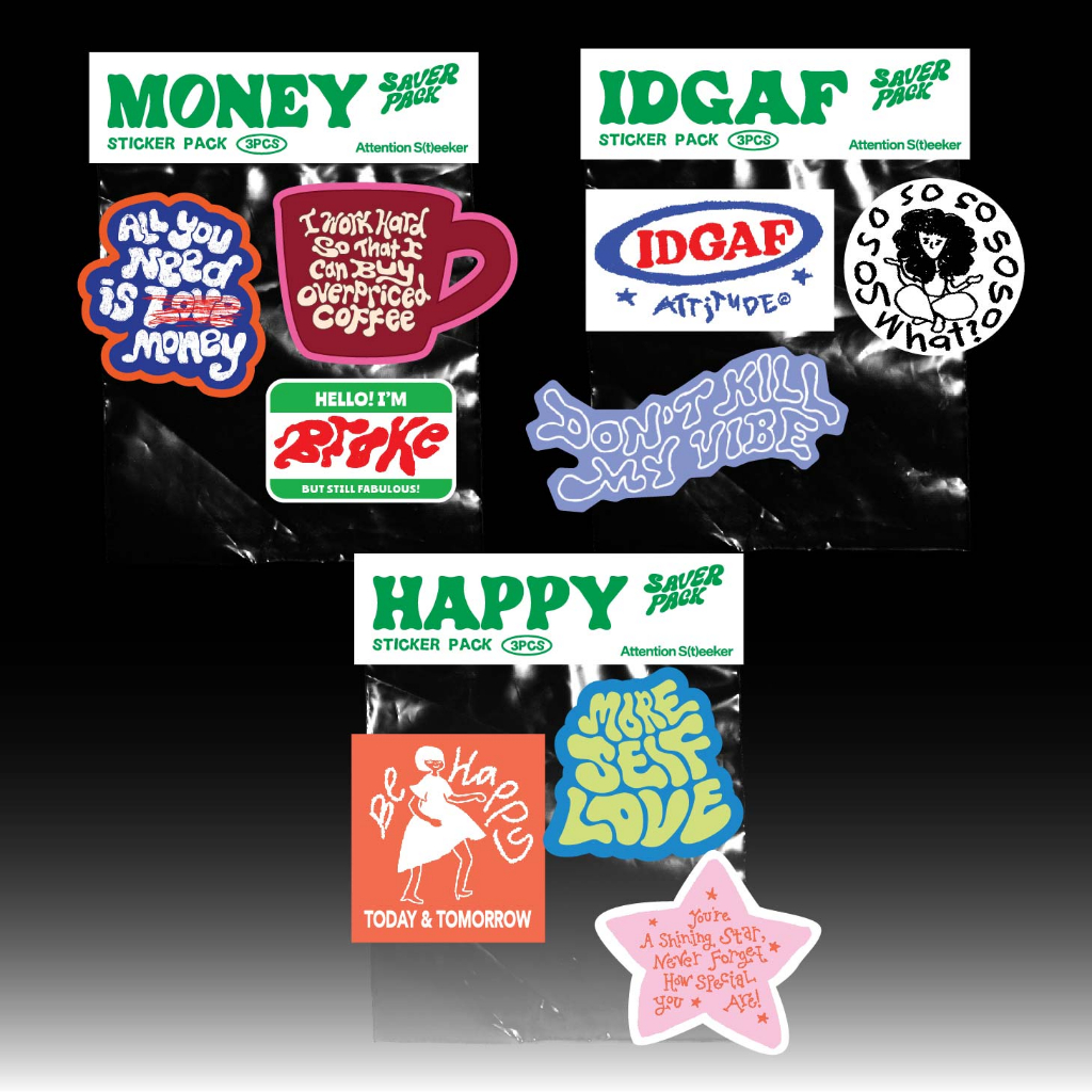Saver Sticker Pack กันน้ํา