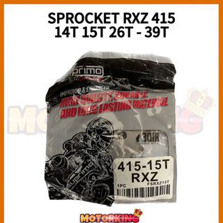 Suprimo สเตอร์แข่งรถ สําหรับ YAMAHA RXZ LC135 Y110 4 HOLE 415 14T 15T 26T 27T 28T 29T 30T 31T 32T 33T 34T 35T 36T 37T 38T 39T