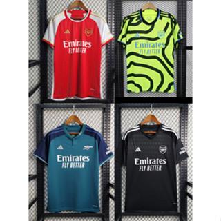 ใหม่ 23/24 !!! Arsenal Home, Away , 3RD , Goalkeeper Fans &amp; Player Issue Kit *สินค้าในพื้นที่