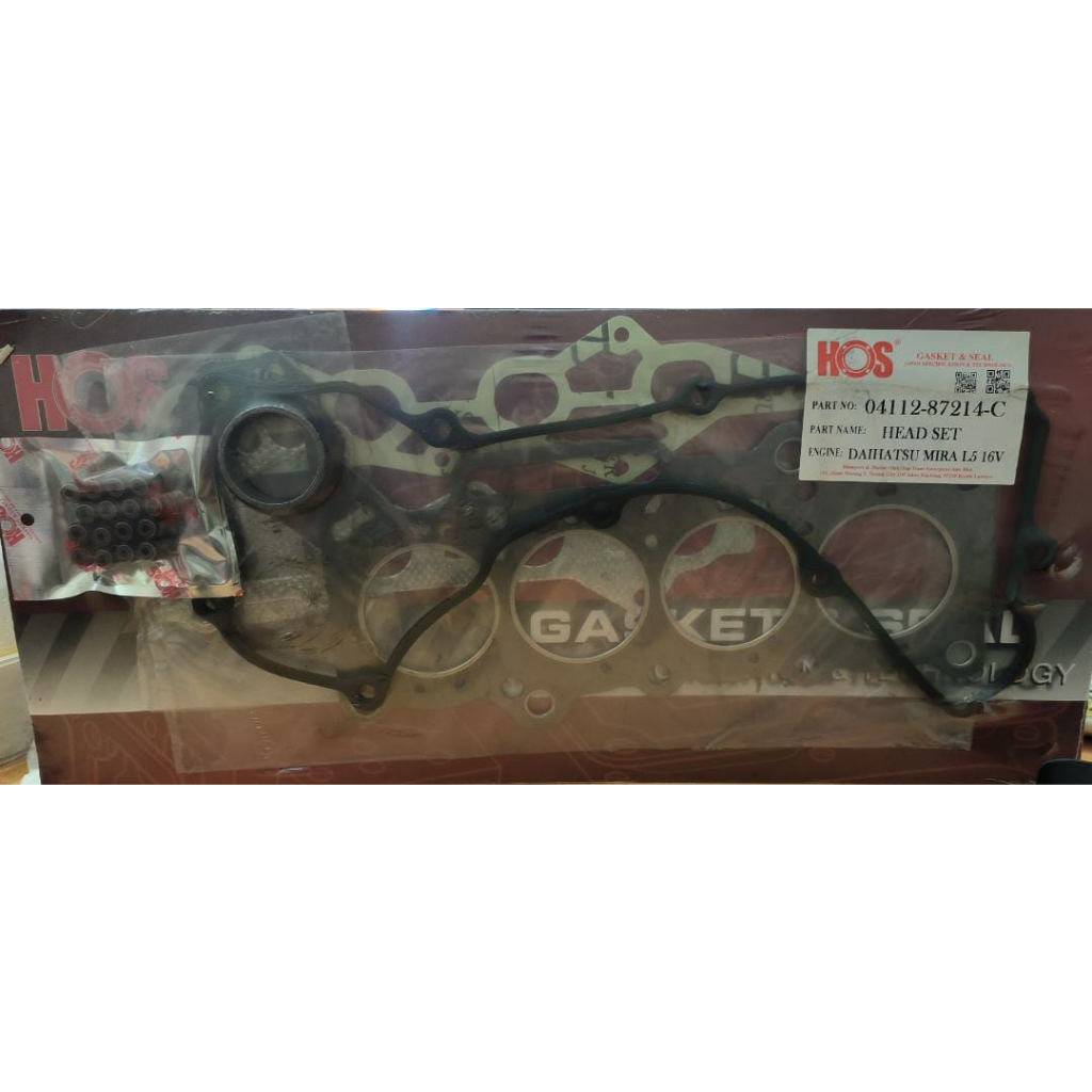 [ HOS ] DAIHATSU L5 16V MIRA [ TOP SET ] 04112-87214-CARBON-HOS