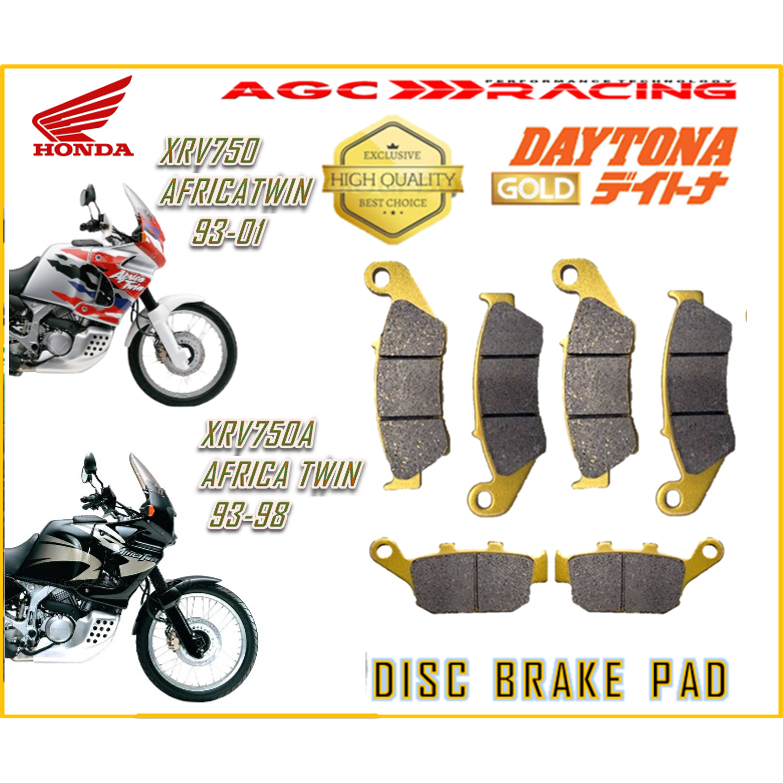 ผ้าเบรค HONDA XRV 750 Africa TWIN 93-01 XRV 750A AFRICA TWIN 93-98 คุณภาพทอง