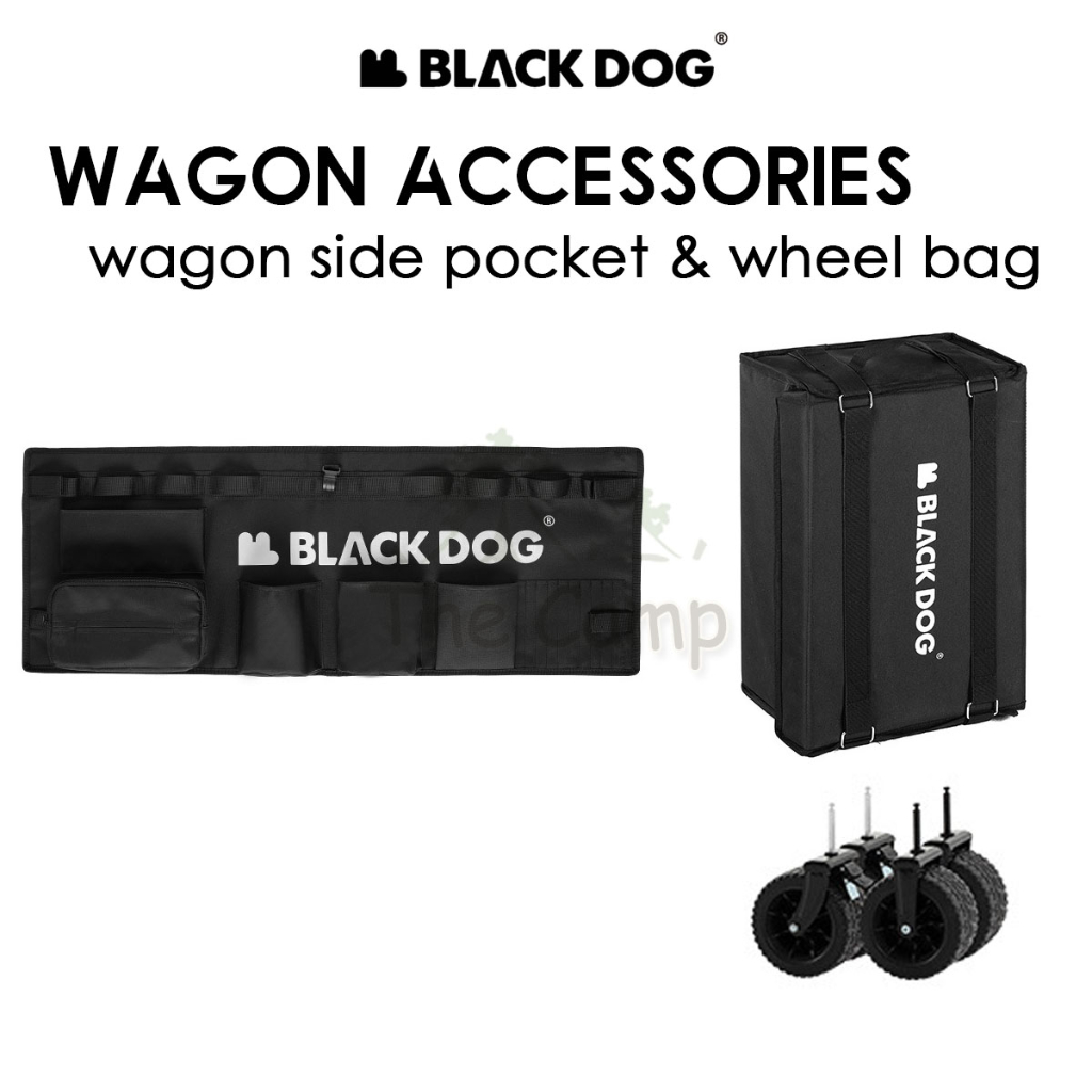 Blackdog กระเป๋าข้าง/กระเป๋าล้อสําหรับล้อหนา Wagon รถเข็น TC002 กระเป๋าแขวน Loop 150L BD-23TCPJ001 CBD2300BS010