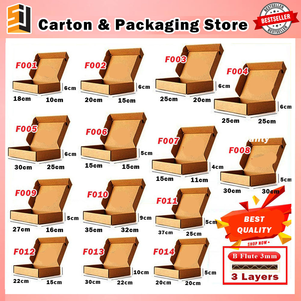 KotakPackaging Box Pizza Box Mail Box Box Carton Box Paper Box กล่องพัสดุ กล่องซ่อน Hantaran 飞机盒 纸箱