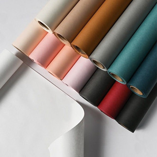 สีกระดาษคราฟท์เฟิงหัวม้วนกระดาษกระดาษห่อดอกไม้ดอกไม้ฟลอริสซั…