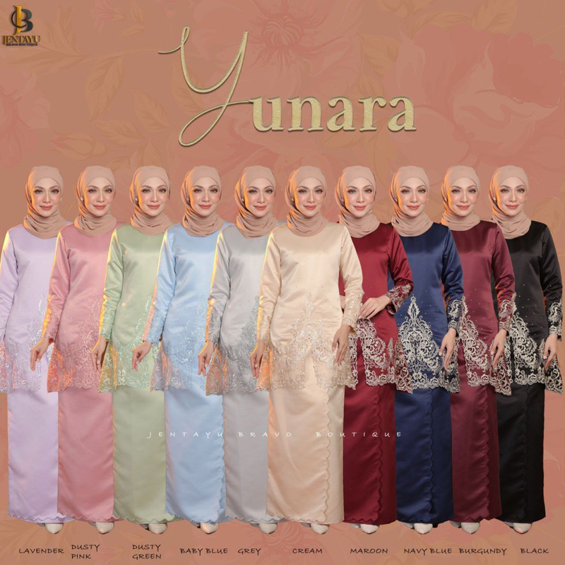 แชทก่อน 2023 RAYA PLUS SIZE 2XL YUNARA KURUNG