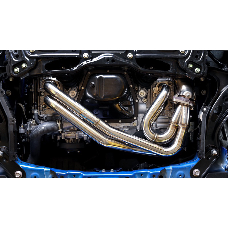 Toyota GT86 ZN6/ Subaru BRZ ZC6 Max Racing Exhaust ความยาวไม่เท่ากันสแตนเลส Catless Header