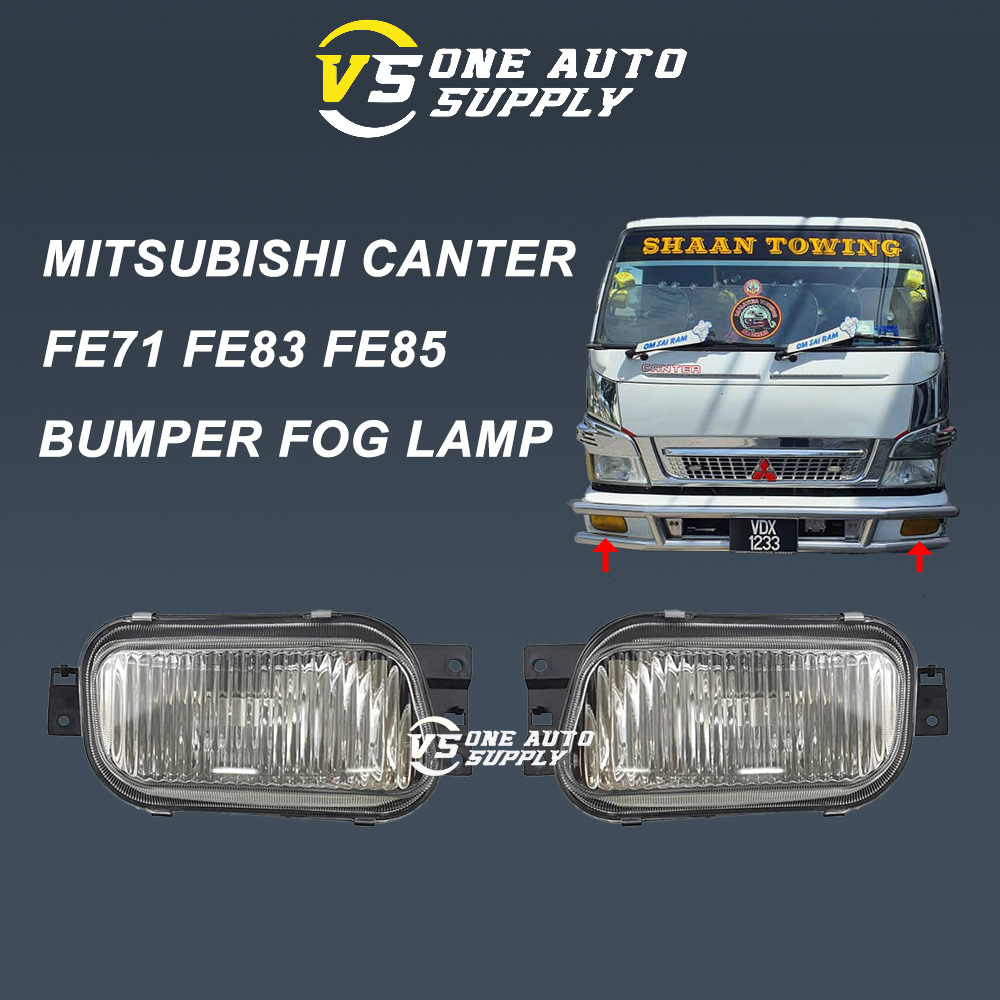 MITSUBISHI CANTER FE71 FE83 FE85 BUMPER หมอกโคมไฟ