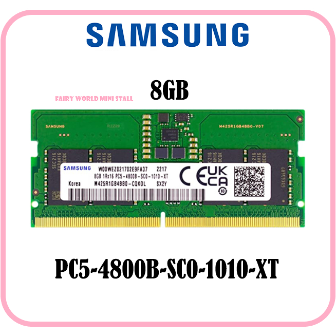 [ใช้แล้ว] Samsung/Micron 8GB DDR5 4800MHz SODIMM RAM