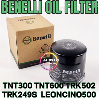 Benelli ไส้กรองน้ํามันเครื่อง TNT300 TNT600 TRK502 TNT249S LEONCINO 500 TNT TRK 300 600 249s 502 4T สีดํา