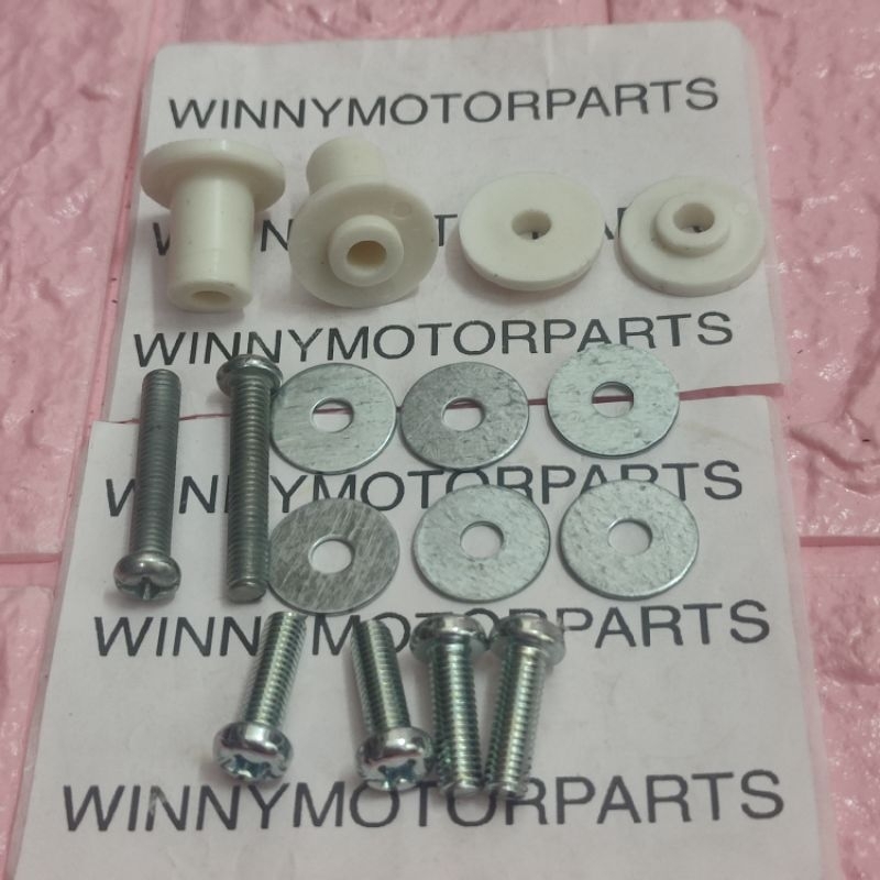SUZUKI RC80 COVER BUSH LEG SHIELD SCREW SET WINNYMOTORPARTS