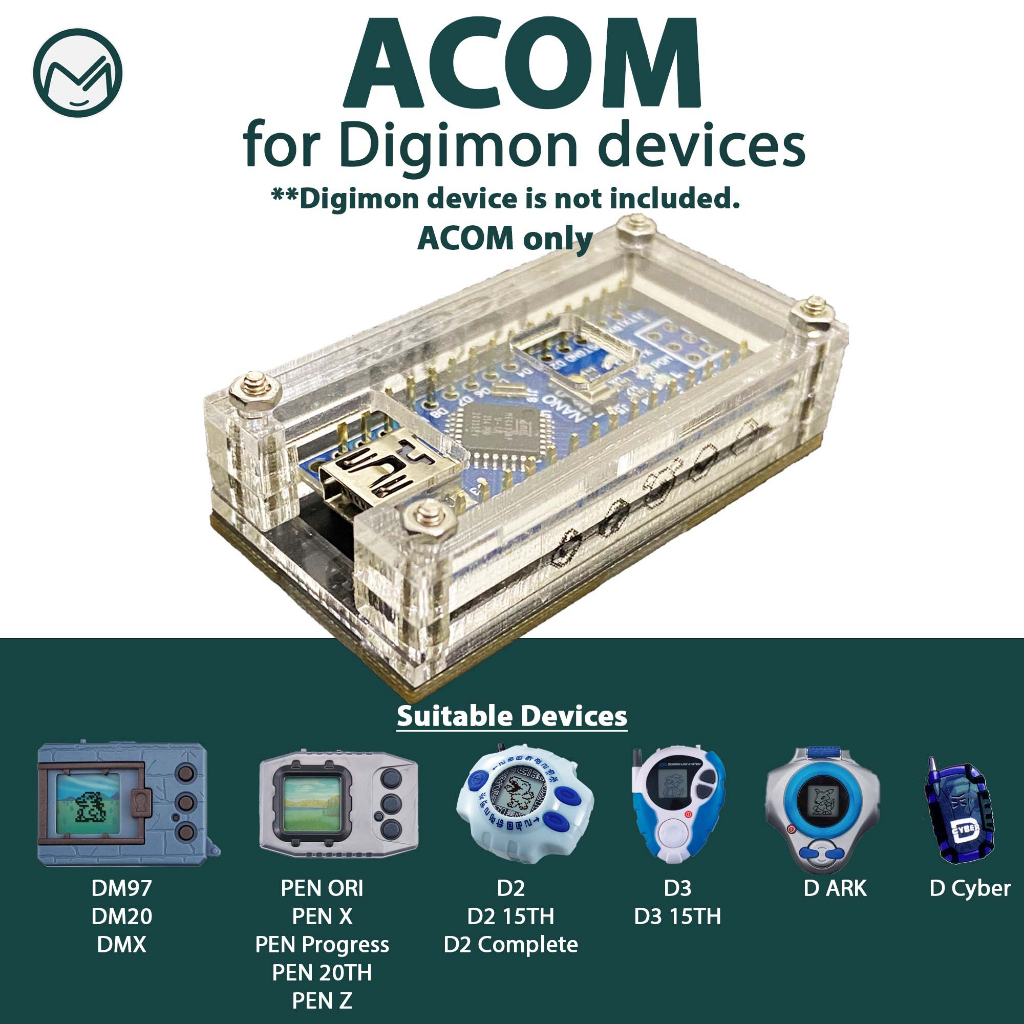 Digimon Alpha Com ACom สําหรับ Digivice Vpet Pendulum