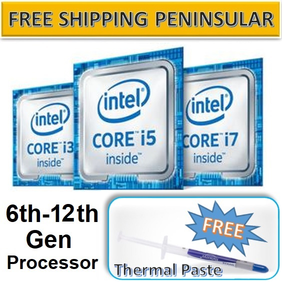 Intel Core i3 / i5 / i7 6th - 12th Gen Socket LGA 1151 / 1200 / 1700 ( 10700 / 9700 / 8700 / 7700 / 6700