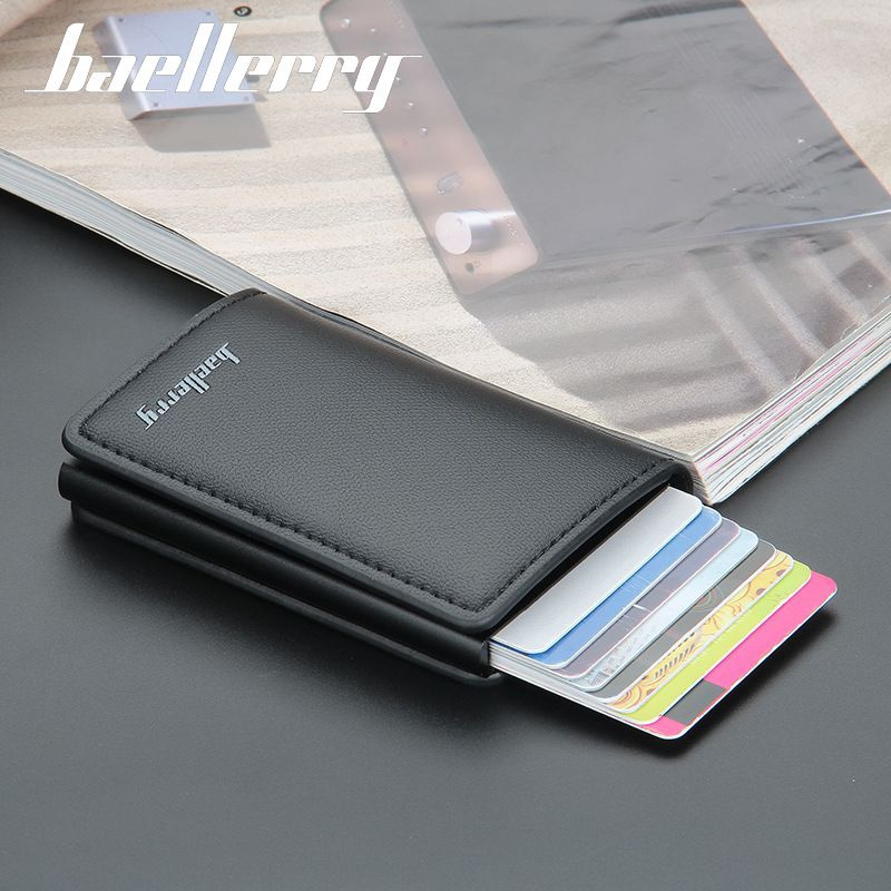 Baellerry RFID Mens Card Holder Slot Card Holder