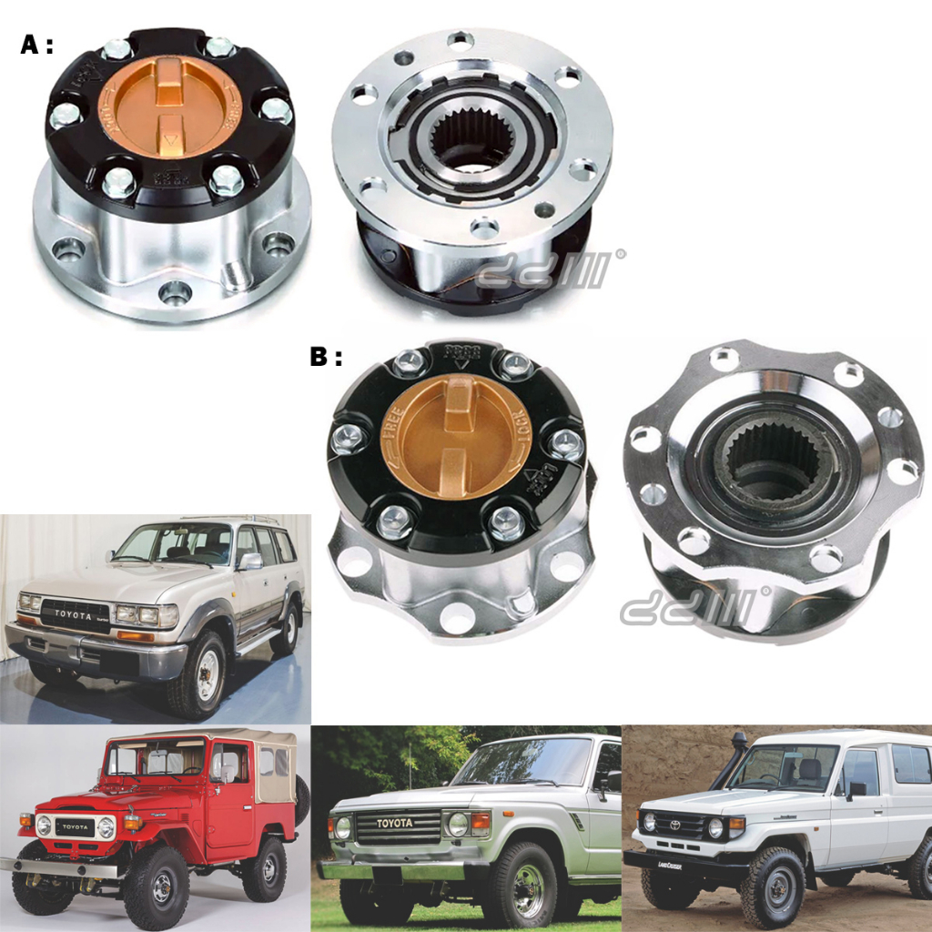 Toyota Landcruiser 40 60 70 ฟรีล็อคล้อหน้าล็อค Hub Lock Land Cruiser BJ40 BJ60 BJ70 HZJ75 LJ78 (30 S