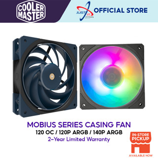 พัดลมระบายความร้อน MASTERFAN MOBIUS 120 OC 120P ARGB 140P ARGB