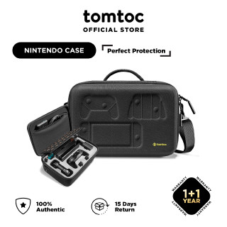 Tomtoc เคสป้องกัน แบบแข็ง และการ์ดเกม 36 เกม สําหรับ Nintendo Switch OLED