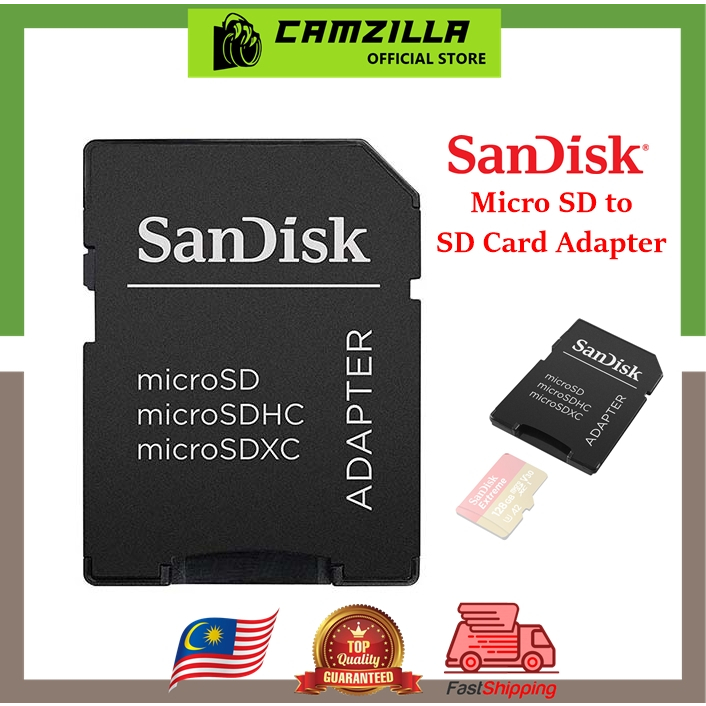 SANDISK / LEXAR MICROSD TO SD MEMORY CARD ADAPTER ( MICRO SD-ADAPTER )