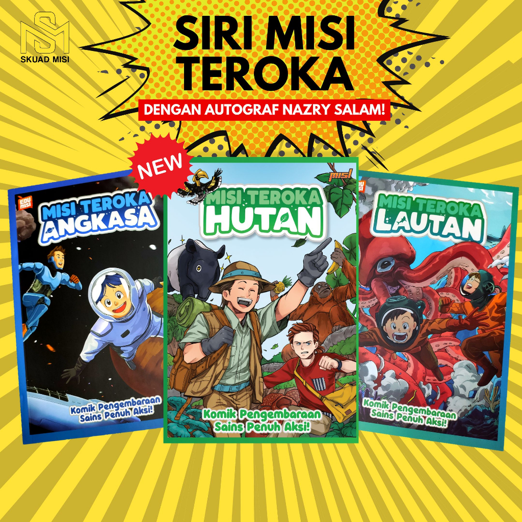 MISSION COMPLETE MISSION COMICS SISSION ANGKASA MISSION FOREST MISSION TEAM