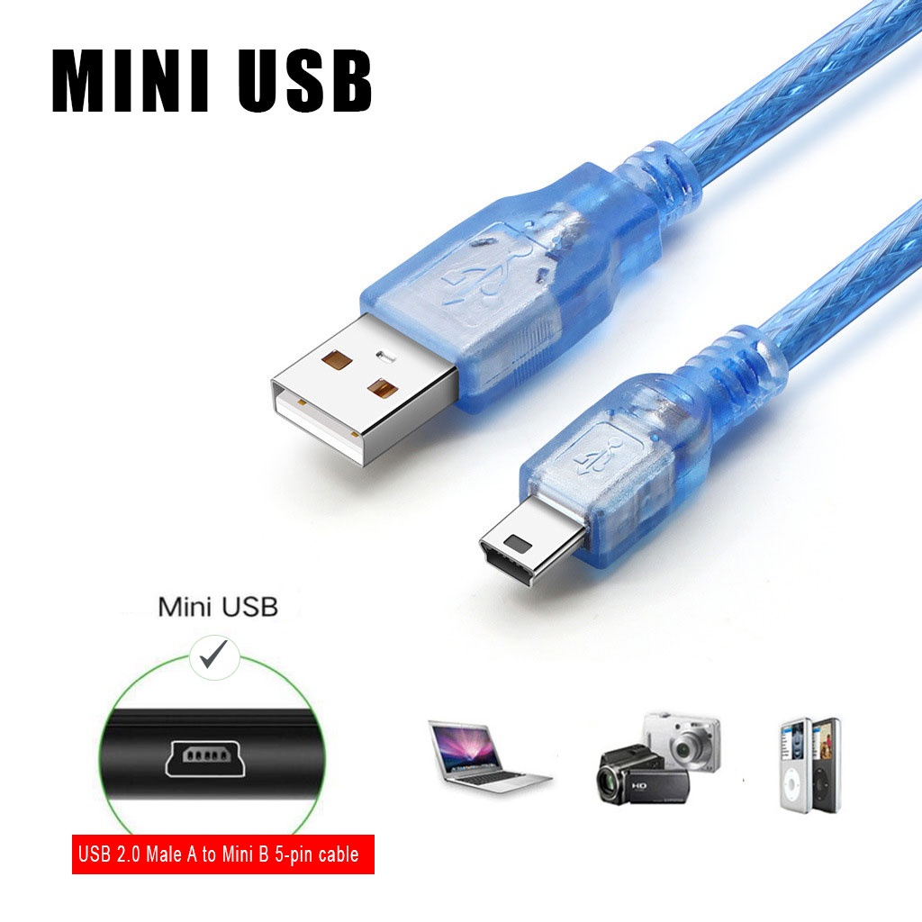 สายเคเบิล USB ขนาดเล็ก 1.5 ม. 3 ม. 5 ม. 10 ม. V3 (5 Pin) ชาร์จความเร็วสูง และข้อมูล สําหรับกล้อง MP3 PS4 External Harddisk