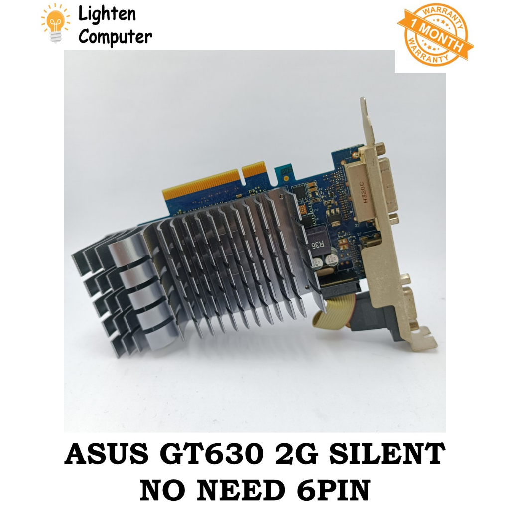 กราฟิกการ์ด ASUS GT 630 2G SILENT | GT630 | - มือสอง