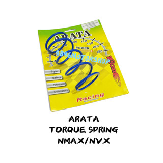 สกูตเตอร์อาราต้า NMAX NVX 155 RACING ด้านหลัง PULLEY CVT SYSTEM CLUTCH SPRING TORQUE SPRING N-MAX NVX155 HARAM