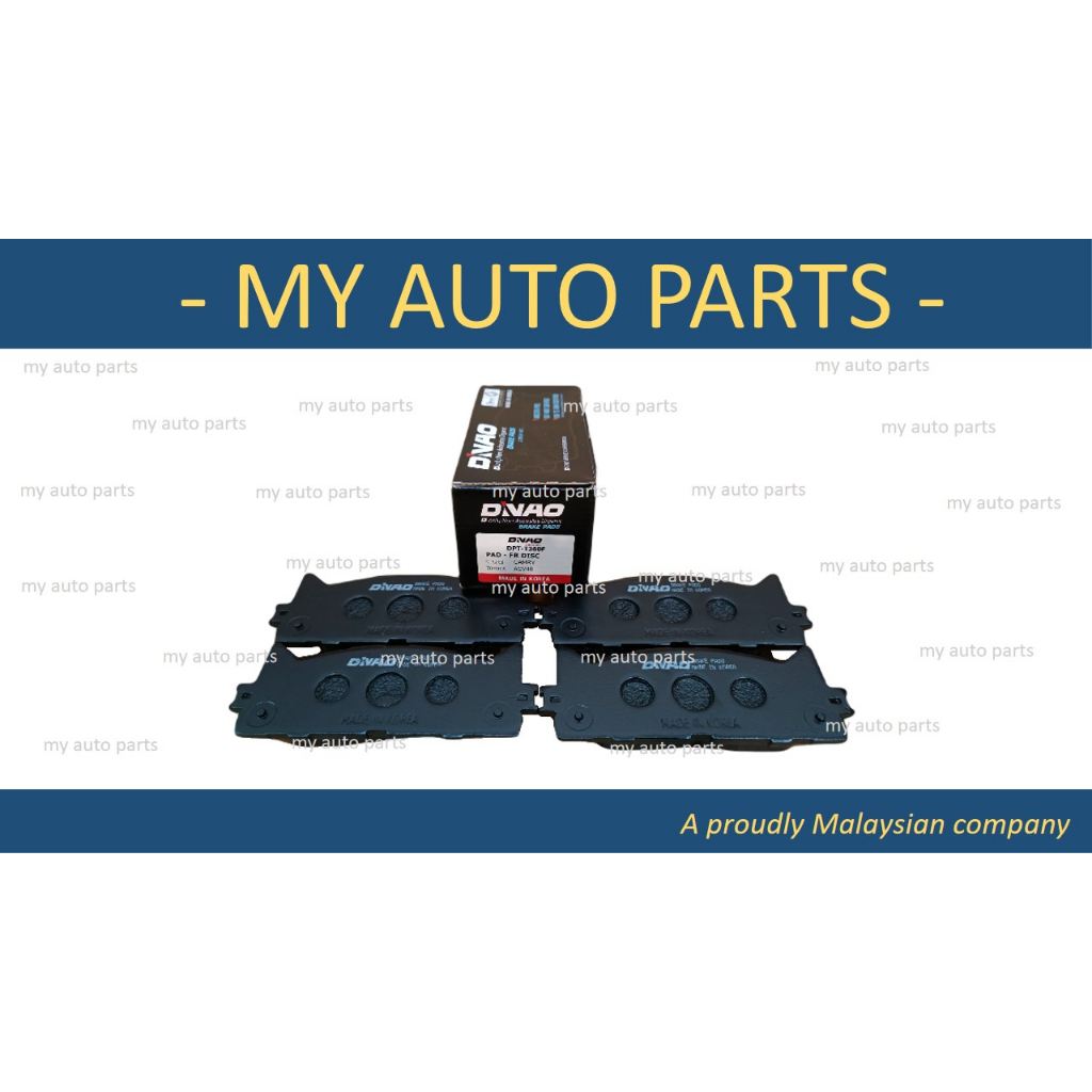 ผ้าเบรค TOYOTA CAMRY ACV40 FRONT DNAO (MADE IN KOREA)