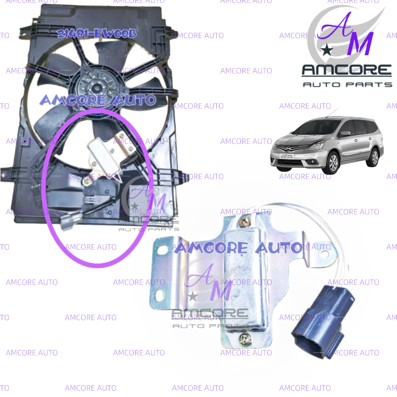 NISSAN LIVINA - FAN MOTOR RESISTOR / FAN MOTOR SENSOR / FAN MOTOR CONTROL