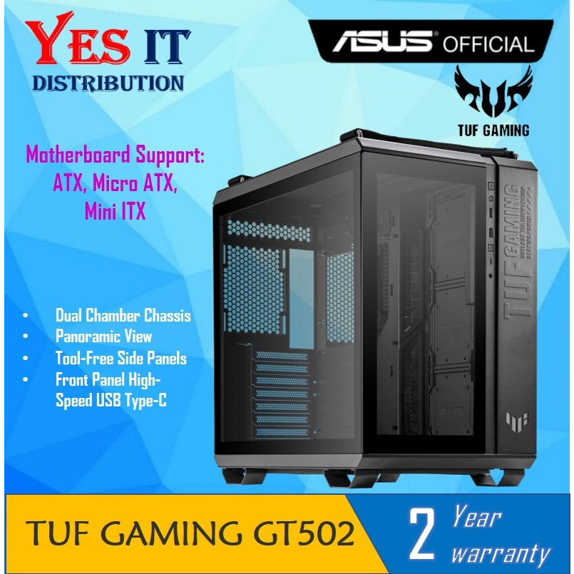 Asus TUF Gaming GT501VC / GT502 / GT502 - WHITE EATX เคส (เปลี่ยน GT501)