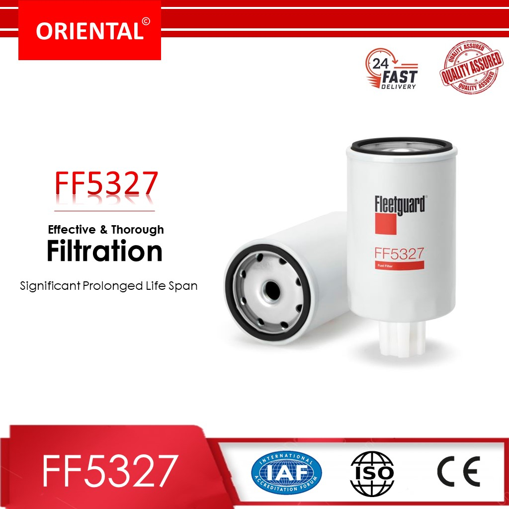 Fleetguard FF5327 ตัวกรองเชื้อเพลิงแยกเชื้อเพลิง Cross Reference P553004 ฟิลเตอร์