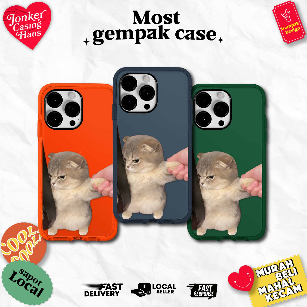 Grumpy CAT-DESIGNATED Case Bumper Case Casing IP 6 ถึง 12 PRO MAX