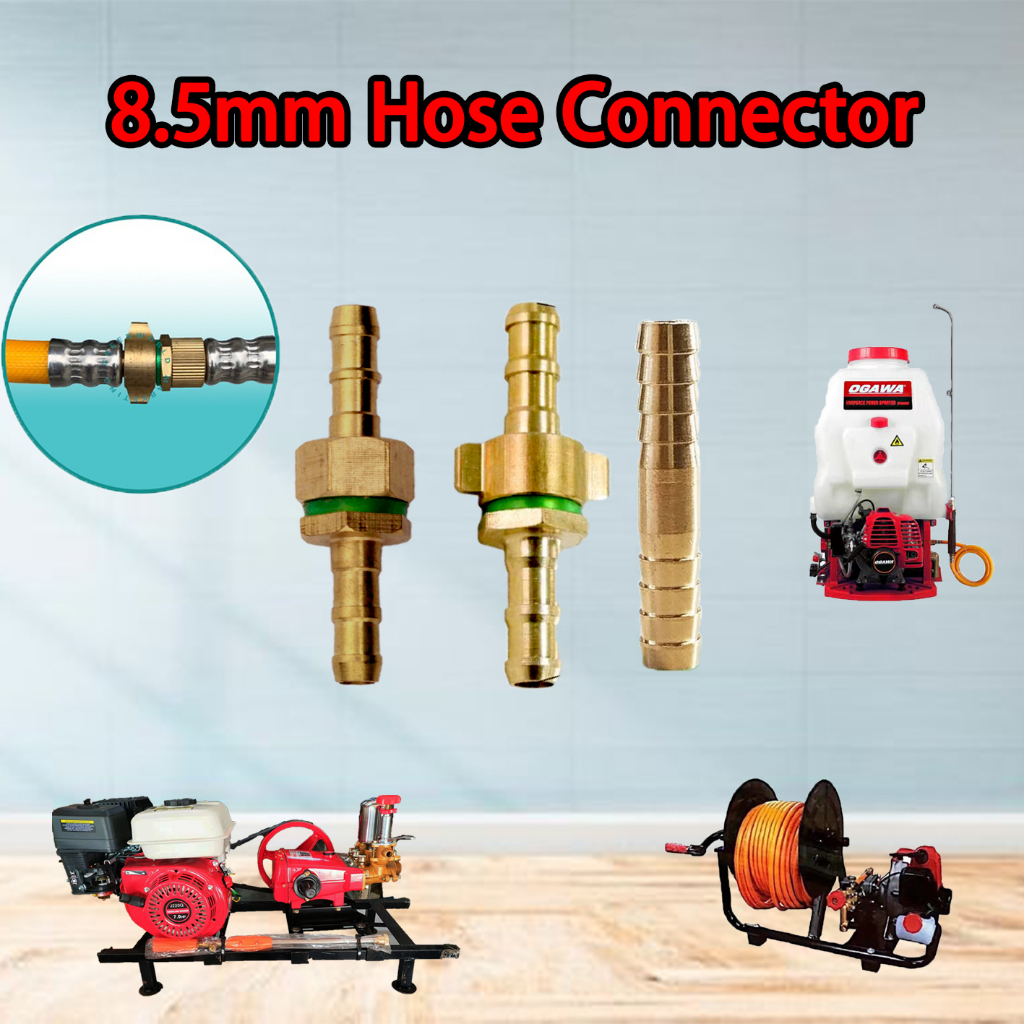 8.5mm Power Sprayer ท่อ Connector Ogawa Water Plunger ปั๊ม Usage Knapsack Sprayer