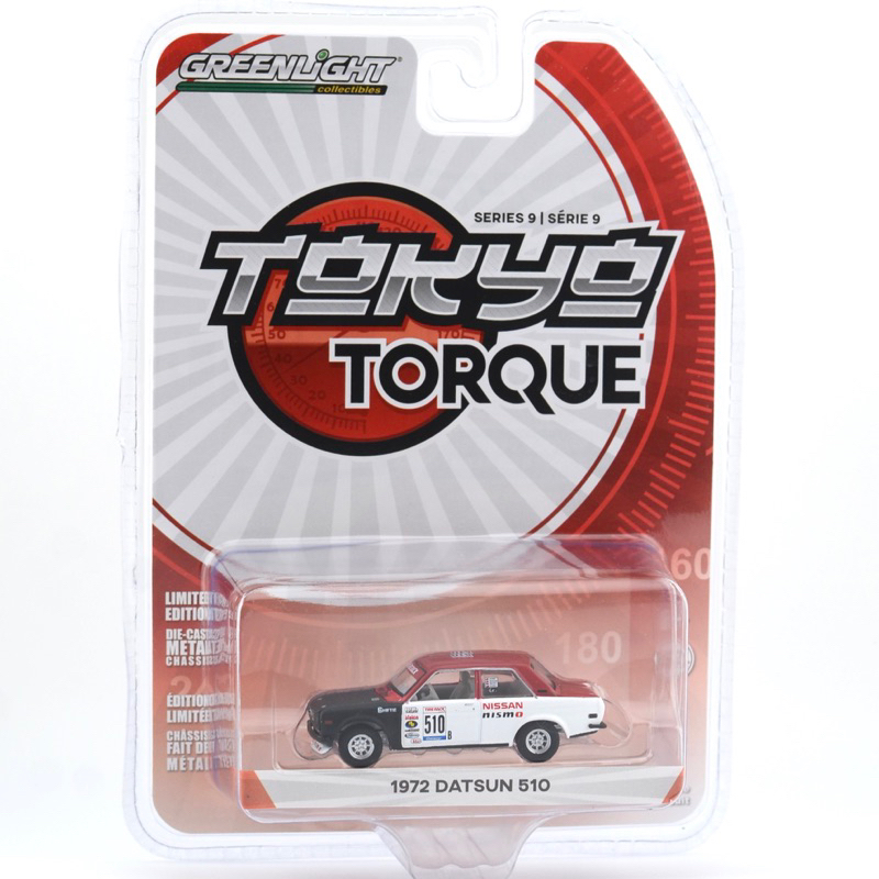 GREENLIGHT 1/64 1972 DATSUN 510 TOKYO TORQUE SERIES 9