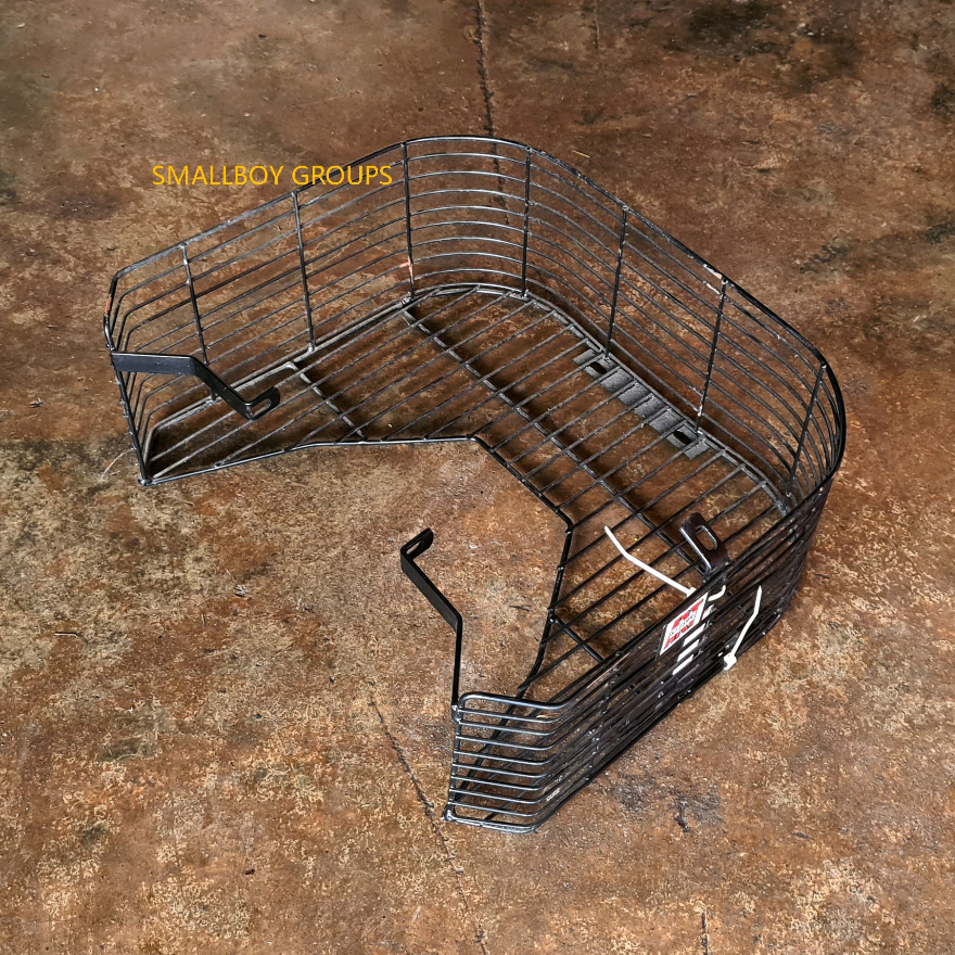 SUZUKI SHOGUN 125RR ตะกร้าเหล็กโลหะ BAKUL BESI RAGA DEPAN ชุด SHOGUN125RR SHOGUN125 125 RR