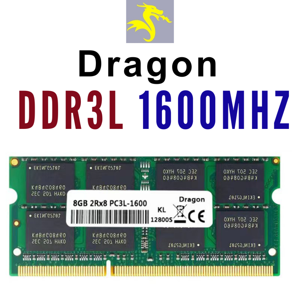 Dragon 4GB 8GB DDR3 L RAM 1600Mhz แรงดันไฟฟ้าต่ํา SO-DIMM โน้ตบุ๊ค RAM แล็ปท็อป RAM Mini PC RAM คอมพิวเตอร์ RAM DDR3L RAM