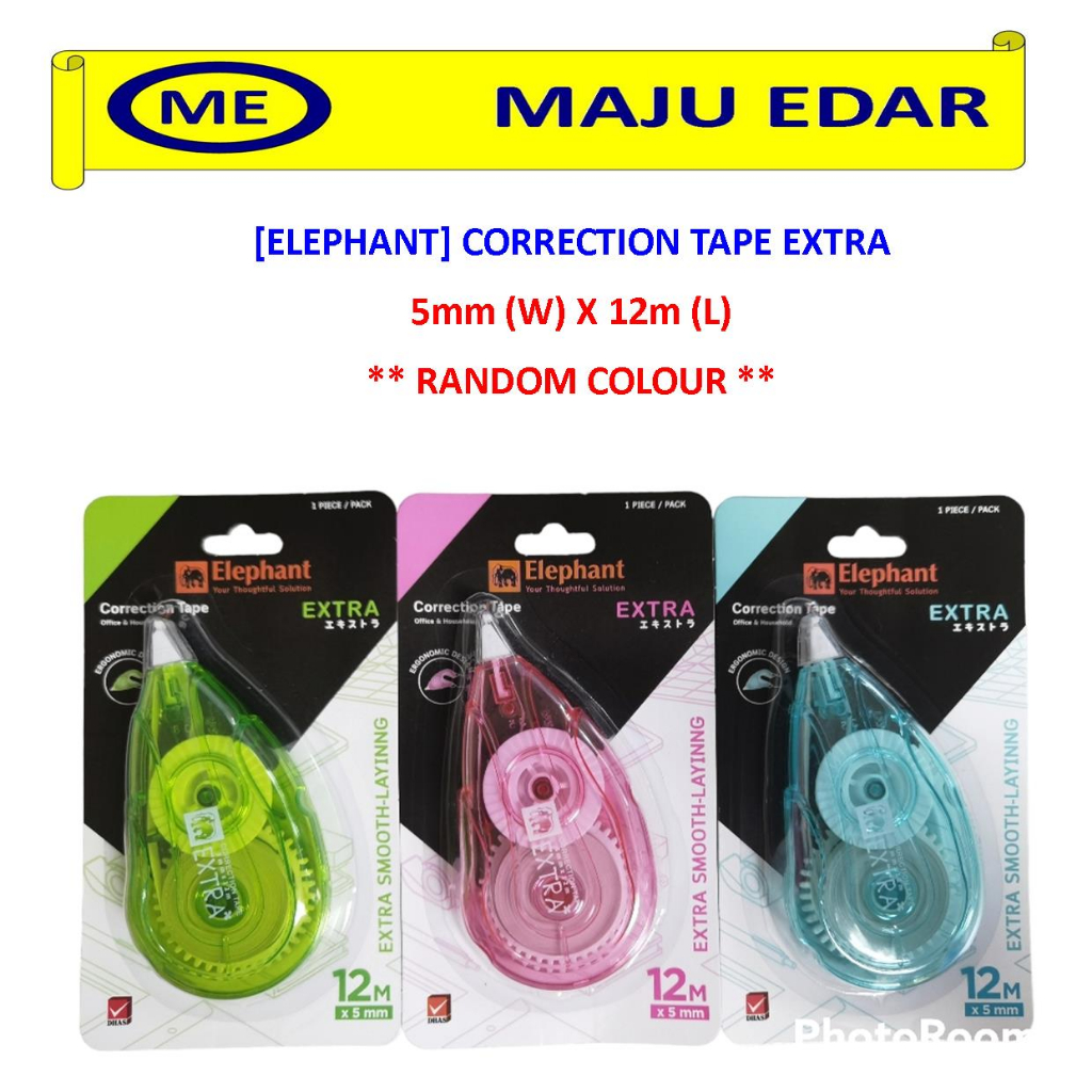 [ELEPHANT] CORRECTION TAPE EXTRA / LIQUID PAPER