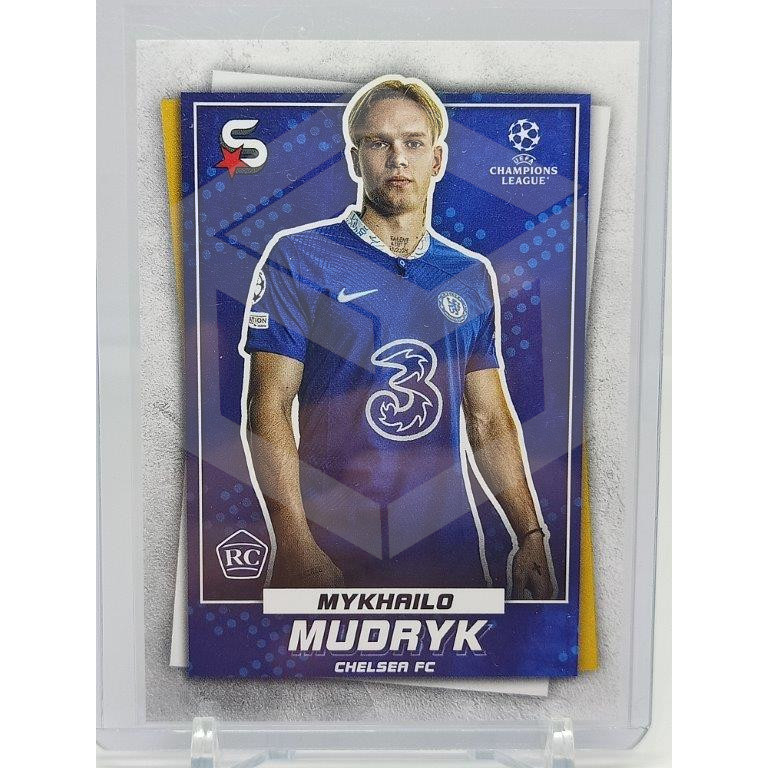 2022 TOPPS UEFA SUPERSTAR [MYKHAILO MUDRYK] RC/ROOKIE SOCCER TRADING CARD